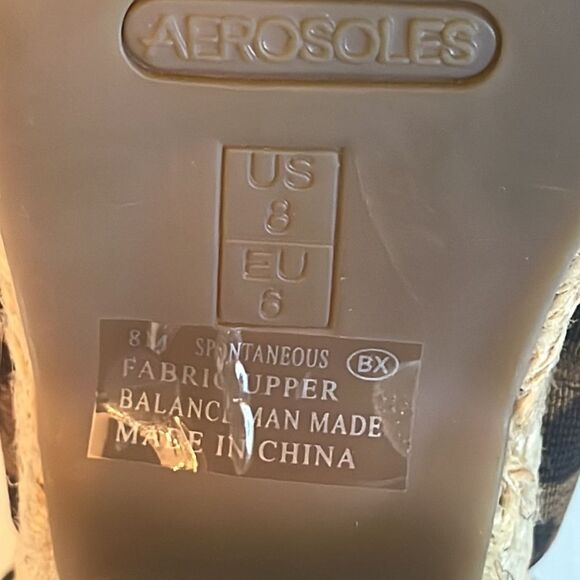 AEROSOLES Brown Sandals with Strappy Design - Picture 5 of 6